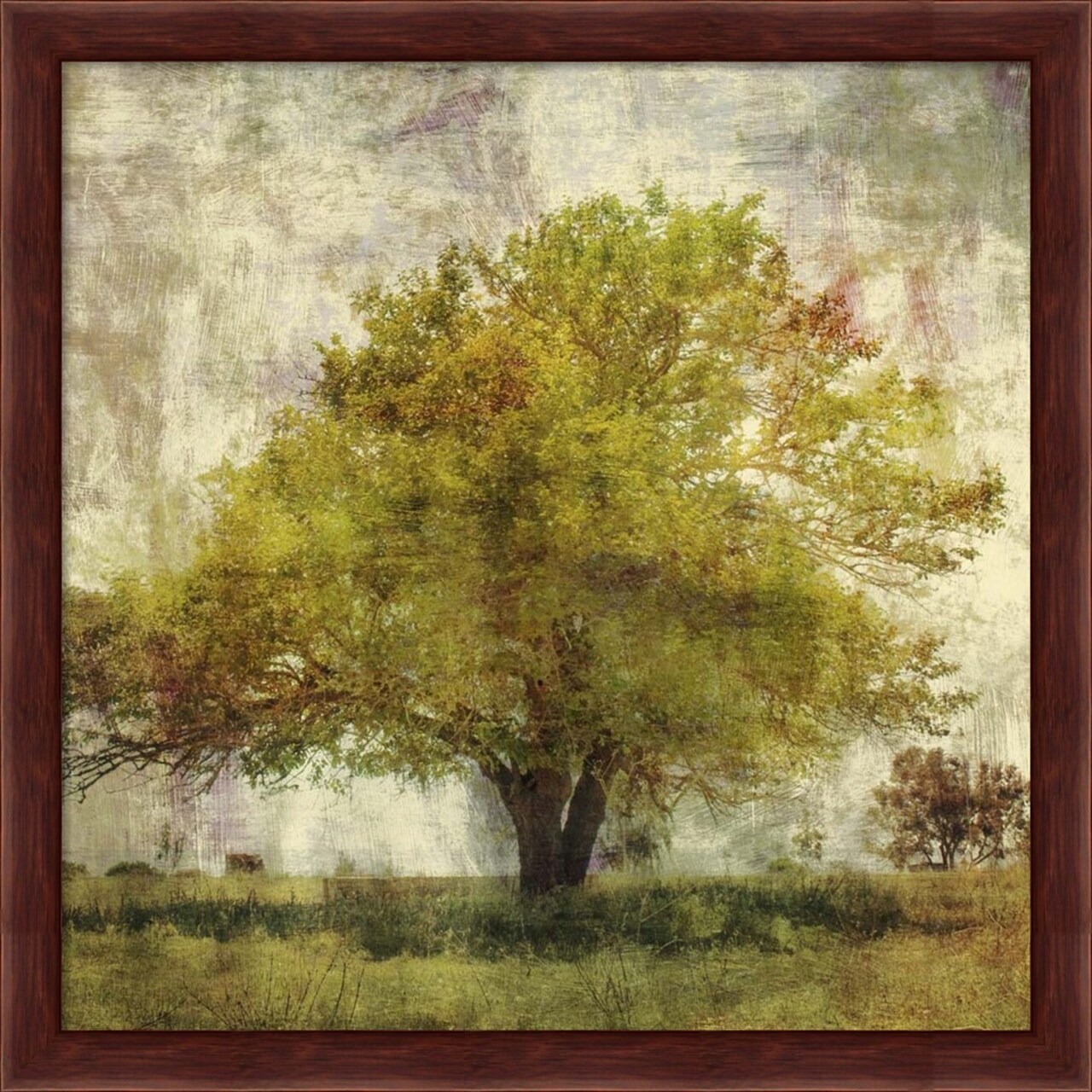 Vintage Tree by Posters International Studio 13" x 13" Framed Wall Art